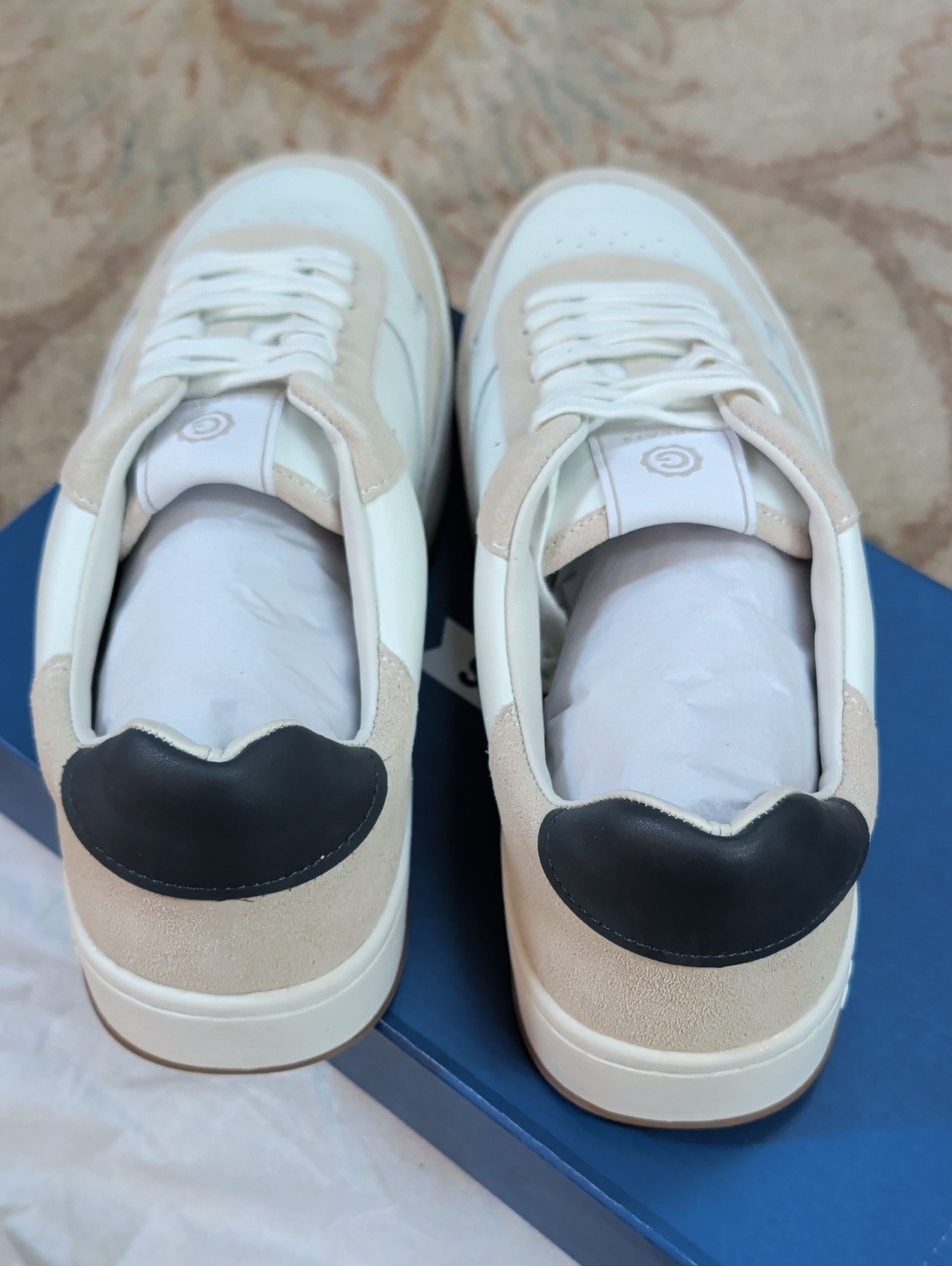 Greats Union Men's Casual White And Beige Leather Sneakers — image 5 of 8